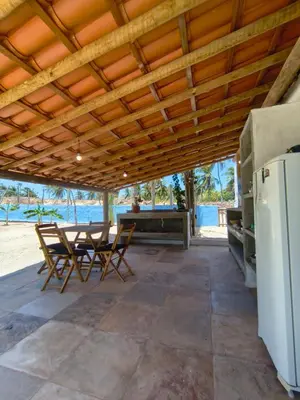 Uma varanda ou terraço em Chez Tata - Icaraí Kite Village