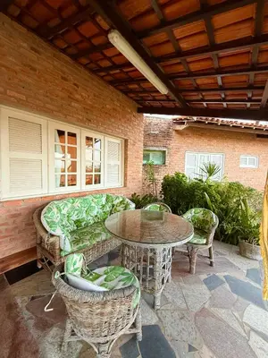 Um pátio ou outra área exterior em Paraíso da Barra House