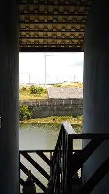 Uma varanda ou terraço em Casa de Praia em Icaraizinho Anahí Lodge