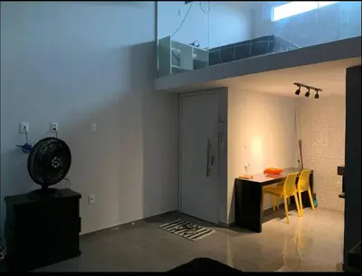 A planta de Loft Moderno Aconchegante e Confortável
