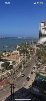 Uma vista do mar geral ou uma vista do mar a partir do apartamento