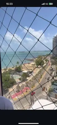 Uma vista do mar geral ou uma vista do mar a partir do apartamento