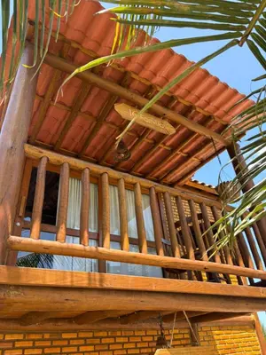 Uma varanda ou terraço em Sitio Meu Refúgio Paracuru