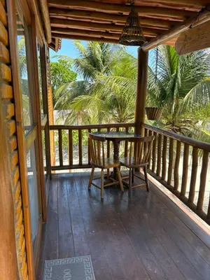 Uma varanda ou terraço em Sitio Meu Refúgio Paracuru