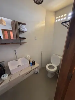 Uma casa de banho em Cozy Condo Preá Beira-mar