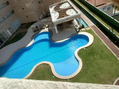 A piscina em ou perto de Apartamento à beira-mar na Praia do Futuro