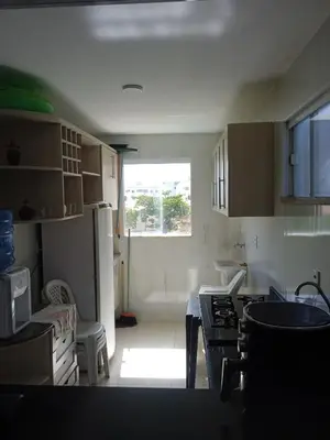 A cozinha ou kitchenette de Condomínio tropicaliente