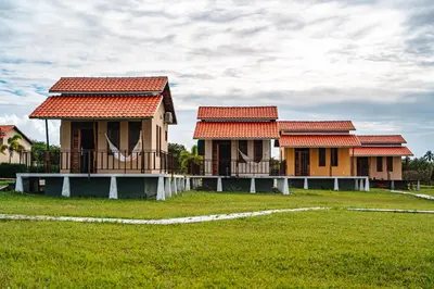O edifício onde o hotel está situado