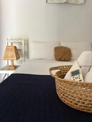 Uma cama ou camas num quarto em Sal & Sol