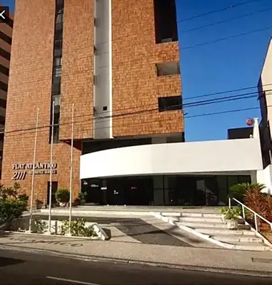 O edifício onde o apartamento está situado