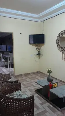 Uma televisão e/ou sistema de entretenimento em Casa das dunas