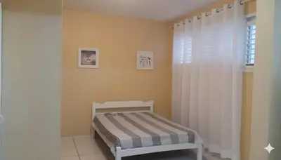 Uma cama ou camas num quarto em Loft praia de Iracema 150 metros da beira mar