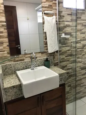 Uma casa de banho em AP 205 - Flecheiras Residence