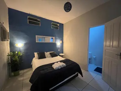 Uma cama ou camas num quarto em Casa La France