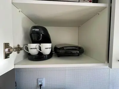 A cozinha ou kitchenette de Canoa quebrada - Apartamento a 4 minutos da Praia