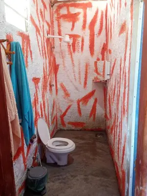Uma casa de banho em Hostel Mamitchesca