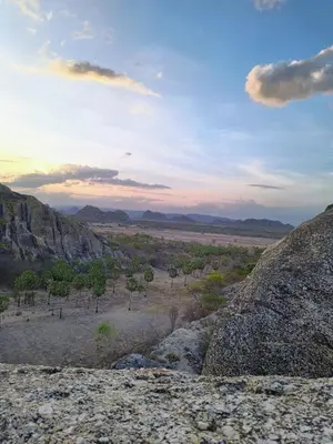Paisagem natural perto deste parque de campismo