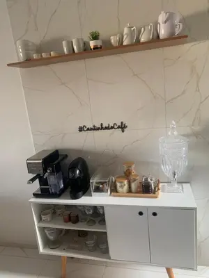 Comodidades para chá e café em Casa Cristã familiar