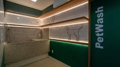 Uma casa de banho em Studio Meireles - 600m Seaside