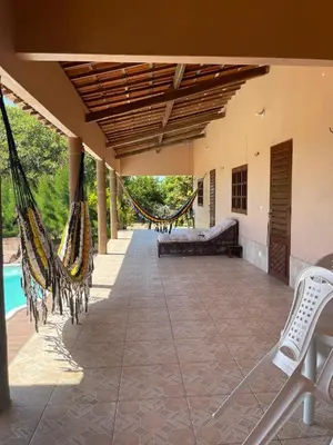 A piscina em ou perto de Casa em Moitas