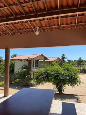 O edifício onde a casa de férias está situado