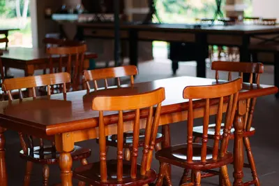 Um restaurante ou outro lugar para comer em São João Paulo II - Casa de Retiro