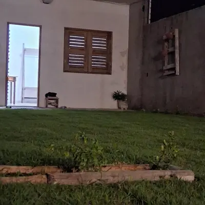 Um jardim no exterior de Preá, Suíte Privativa próximo ao Parque Nacional de Jeri
