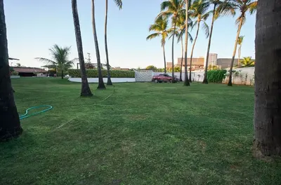 Um jardim no exterior de Casa para temporada cumbuco