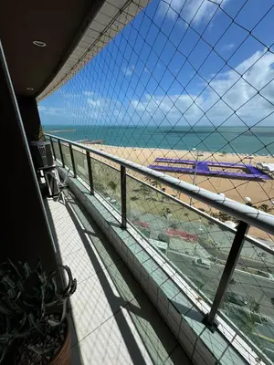 Uma varanda ou terraço em Ap maravilhoso vista mar na melhor região de Fortaleza