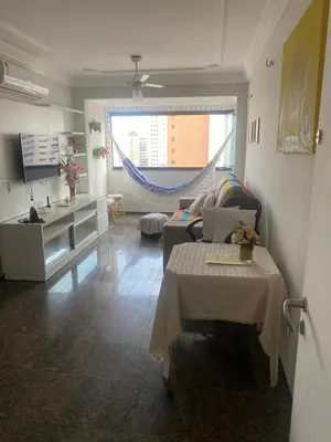 Uma área de estar em Apartment with sea view on Iracema Beach