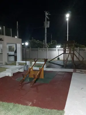 A planta de Apê Pé na Areia com Vista Mar Ar-condicionado & Garagem