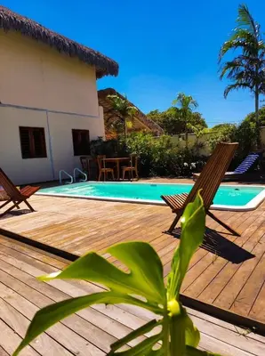 A piscina em ou perto de Suite Individual com AR e WI-FI Casa Full Hausi