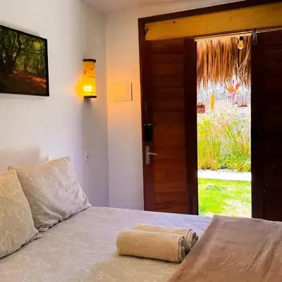 Suite com Ar e Wi Fi na Casa Full Hausi Fortim 01