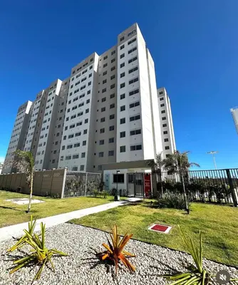 O edifício onde o apartamento está situado