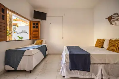Uma cama ou camas num quarto em Perfect Day Home