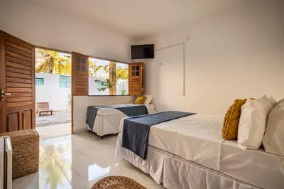 Uma cama ou camas num quarto em Perfect Day Home
