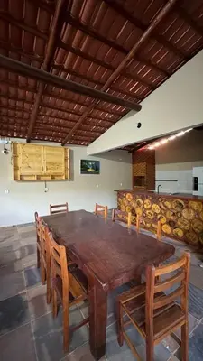 A planta de Pousada Imperio dos Bambus