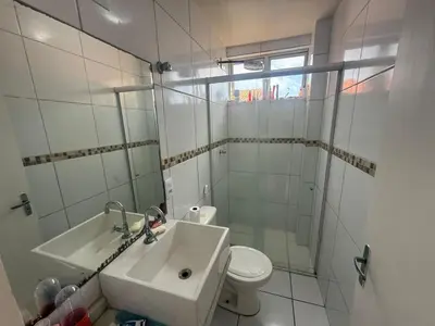 Uma casa de banho em Apartamento temporada