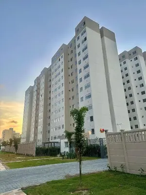 O edifício onde o apartamento está situado
