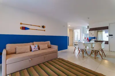 A cozinha ou kitchenette de Apartamento Golf Ville - Beach Park