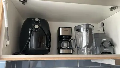 A cozinha ou kitchenette de Mirante Condominio Clube