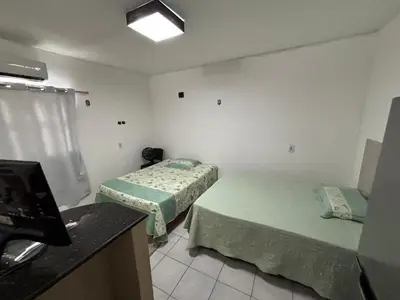 Uma cama ou camas num quarto em Apartamento mobiliado no Bairro de Fátima