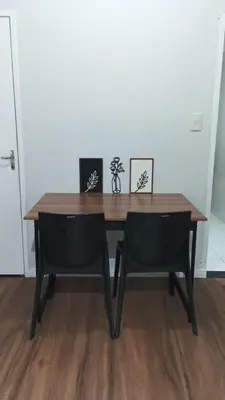 A planta de Flat Aconchego Beira Mar
