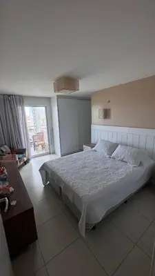 Uma cama ou camas num quarto em Apto Golf Ville resort com 3 suites