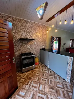 A cozinha ou kitchenette de Casa Barra da Sucatinga-Beberibe