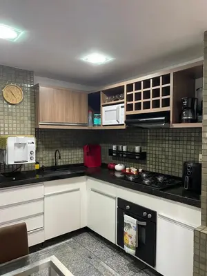 A cozinha ou kitchenette de Apartamento Familiar