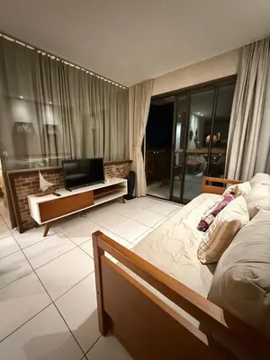 Uma cama ou camas num quarto em RESORT VG SUN CUMBUCO Vista Mar Kite