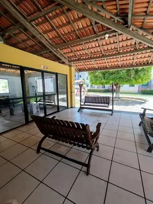 Uma varanda ou terraço em Cumbuco Geek House