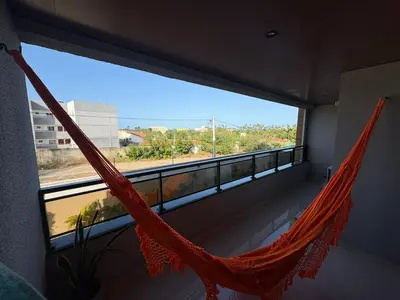 Uma varanda ou terraço em Oásis Cumbuco Residence