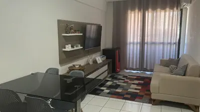 A planta de Ap mobiliado Praia de Iracema